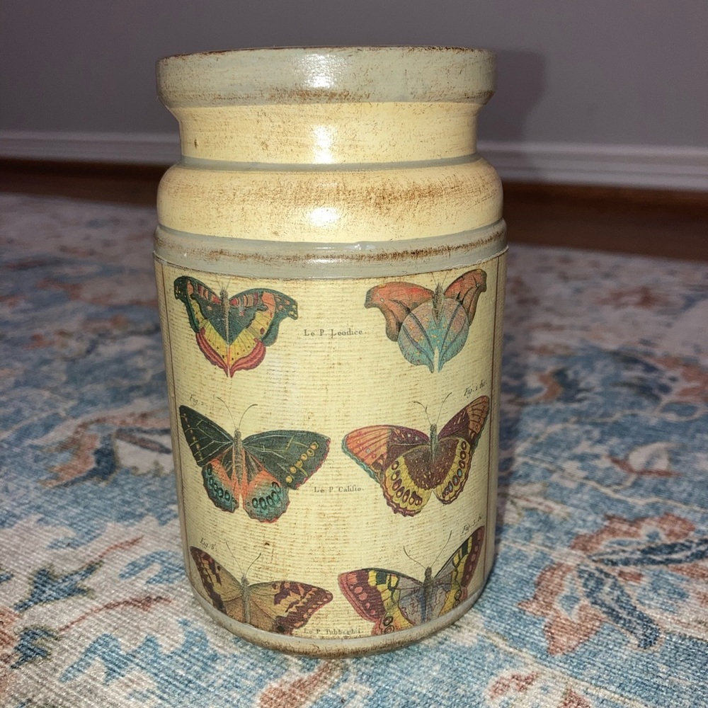 Retro made in Italy butterfly vase